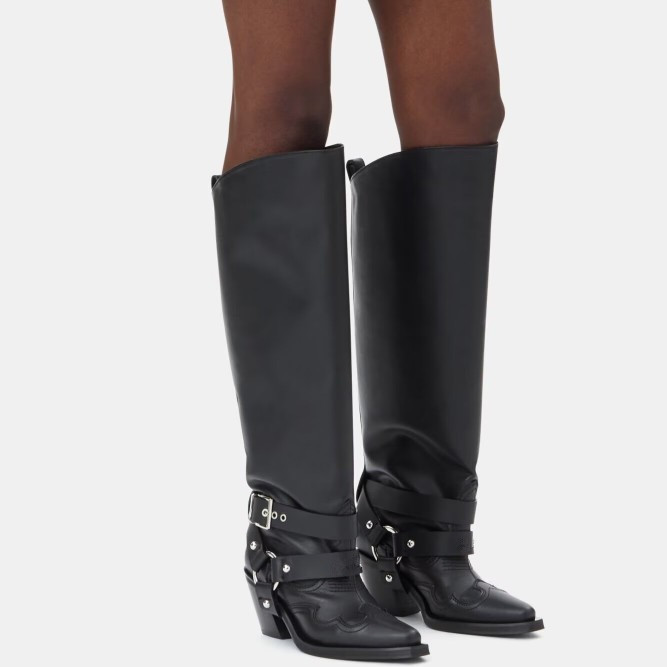 Leather Classic Strap - Bottes de Cowboy hautes en cuir
