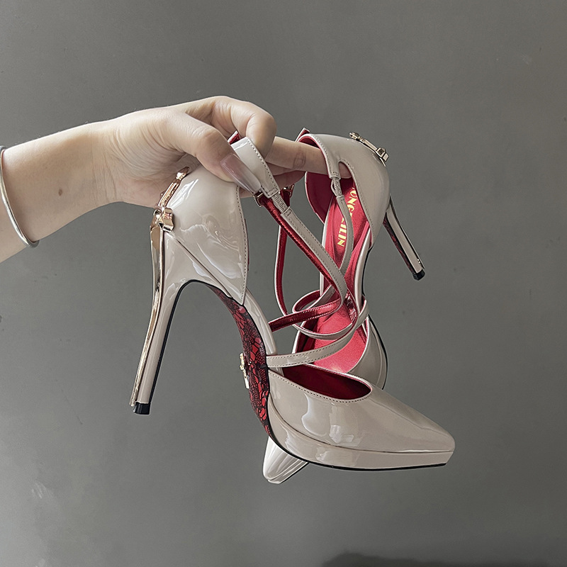 Escarpins pour femmes en cuir  - Leather Classic Strap avis et prix